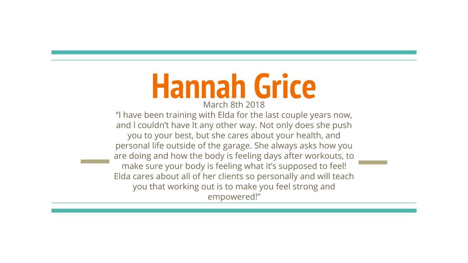 hannah Review